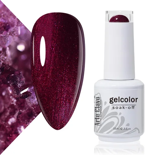 Miniatura 39 de Arte Clavo Esmalte de uñas de gel rosa lechosa de 0.5 fl oz, con luz LED, UV, remojado, transparente, rosa nude, manicura francesa, rosa claro