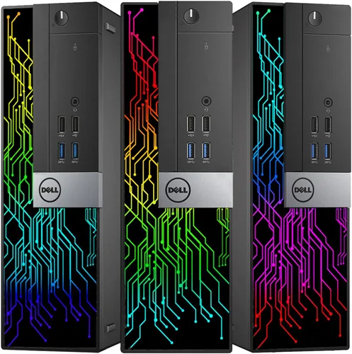 Miniatura 3 de Dell Computadora OptiPlex 5060 SFF RGB, Intel Core i5-8500, RX 550 4GB GDDR5, 32GB RAM, 512GB NVMe, 1TB HDD, monitor HDMI de 22 pulgadas, altavoces