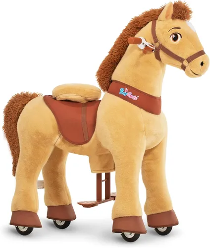 Miniatura 11 de PonyCycle Pony Cycle 4-7 caballo de montar con resorte, juguete de caballo balancín, modelo esencial E (89.9 cm de altura/tamaño 4) juguetes de Negro