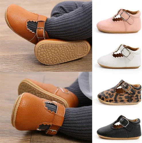 Miniatura 3 de myppgg Zapatos planos Mary Jane para bebé niña, con lazo brillante, vestido de princesa, zapatos de cuna antideslizantes para niños pequeños que