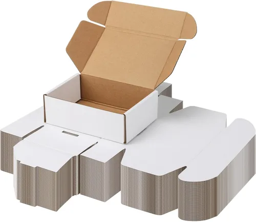 Miniatura 21 de PHAREGE - Paquete de 25 cajas de envío de 6 x 6 x 2 pulgadas, cajas de cartón corrugado marrón, cajas de correo pequeñas para embalaje de pequeñas