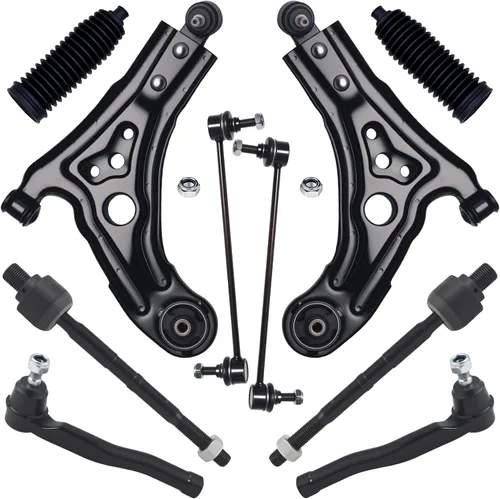 Miniatura 8 de Conjunto de brazo de control inferior delantero y rótula compatible con Chevrolet Aveo Aveo5 Pontiac G3 Wave Wave5 Suzuki Swift+ Driver Passenger