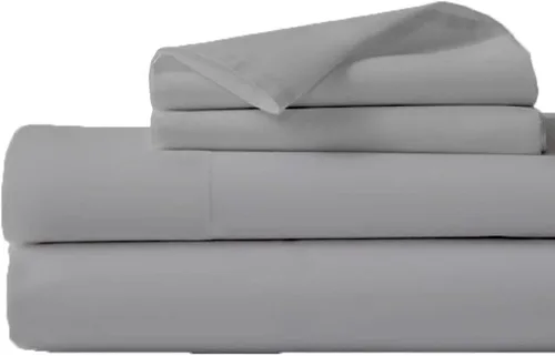 Miniatura 21 de Sábanas de algodón egipcio de 600 hilos - Sábanas refrescantes de lujo tamaño individual - Sábanas de algodón suave tejido satinado - Bolsillo