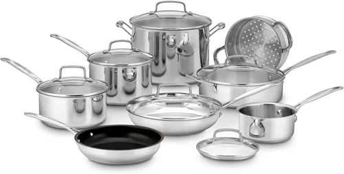 Miniatura 3 de Cuisinart Juego de utensilios de cocina de 14 piezas, Colección Chef's Classic de acero inoxidable, 77-14N