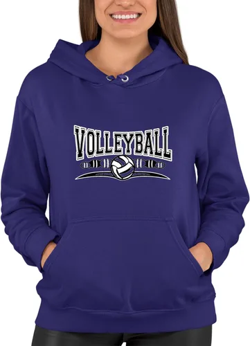 Miniatura 26 de Go All Out Sudadera con capucha para hombre y mujer con diseño fresco de voleibol