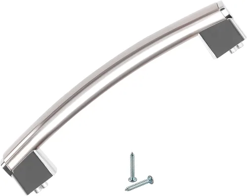 WB15X26821 Manija de Puerta de Reemplazo Compatible con Horno Microondas GE JVM6175SK2SS JVM7195SK3SS JVM6175SK1SS JVM6175EK2ES JVM7195SK1SS,