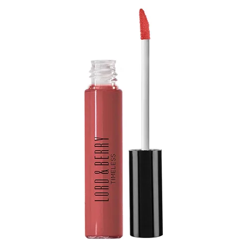 Lord & Berry Lápiz labial líquido semimate atemporal, a prueba de besos, ultra ligero y delgado, cobertura para labios suaves y nutridos, lápiz