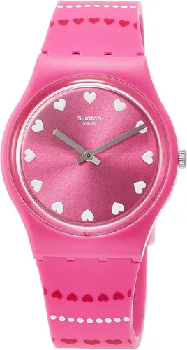 Swatch GP160 - Reloj de cuarzo para mujer con correa de silicona color rosa 20 modelo GP160