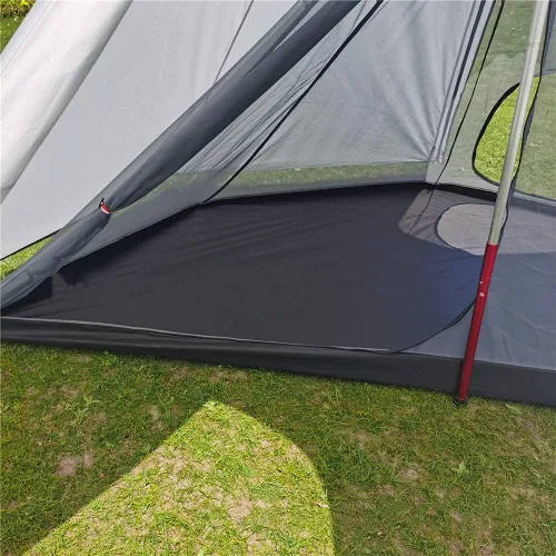 Miniatura 5 de Red de malla octogonal para 4 personas Tipi tienda de campaña para 2 personas de malla para acampar y senderismo