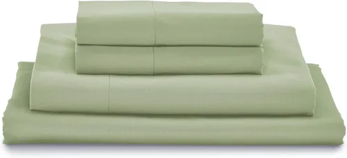 Miniatura 11 de Sábanas MyPillow Giza Dreams, 100% algodón egipcio Giza certificado, bolsillo profundo, tejido de satén [Individual, Azul Verde Floral]
