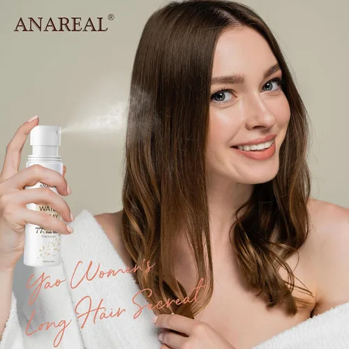 Miniatura 6 de Spray de aceite para el crecimiento del cabello: agua de arroz fermentada con biotina y aceite de ricino para engrosamiento diario del cabello