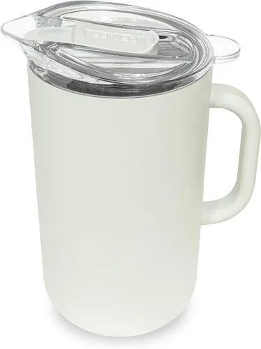 Miniatura 16 de Jarra Premium Aislada de Served (0.87 cuartos de galón/66oz) - Jarra de Acero Inoxidable con Pared Doble, Forrada en Cobre con Tapa - Jarra Térmica