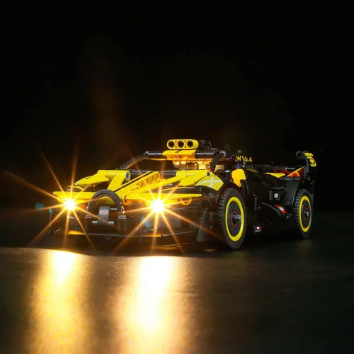 Miniatura 2 de BRIKSMAX Kit de iluminación LED para LEGO-42151 Bugatti Bolide - Compatible con el modelo de bloques de construcción Lego Technic - No incluye juego