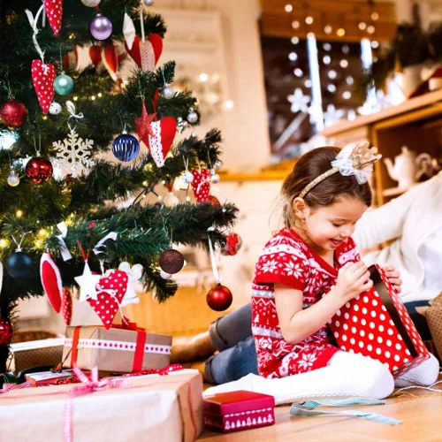 Miniatura 3 de 36 adornos de bolas de Navidad de oro rosa, bolas de Navidad de 1.6 pulgadas, bolas de plástico colgantes decorativas para Navidad, fiestas