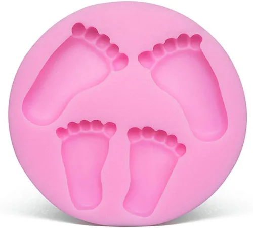 Miniatura 8 de Molde de silicona de sirena OBTANIM para fondant, lindo molde 3D de bebé durmiendo, topper de pastel, decoración DIY, herramienta de horneado