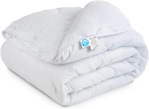 Miniatura 6 de East Coast Bedding Cozy Dream - Edredón de plumón de ganso y plumas, tamaño Queen de 86 x 86 pulgadas, edredón de plumas refrescantes para todas
