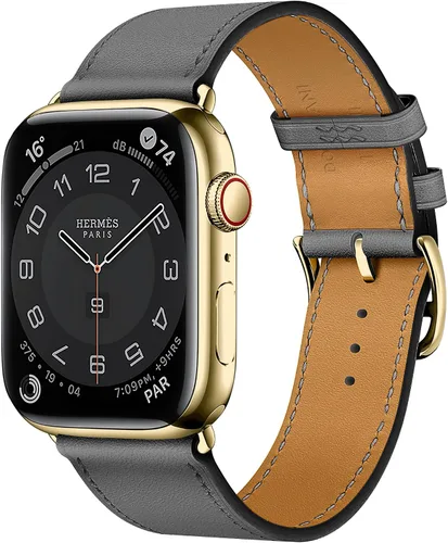 Miniatura 23 de LB1 - Correa de cuero para Apple Watch para mujeres y hombres, SE Ultra 2 de 1.575 in 1.732 in 1.811 in 1.654 in 1.772 in 1.614 in 1.496 in 1.929 in