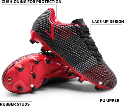 Miniatura 5 de DREAM PAIRS Zapatos de fútbol para niños y niñas, zapatos de fútbol para niños pequeñosniños grandes