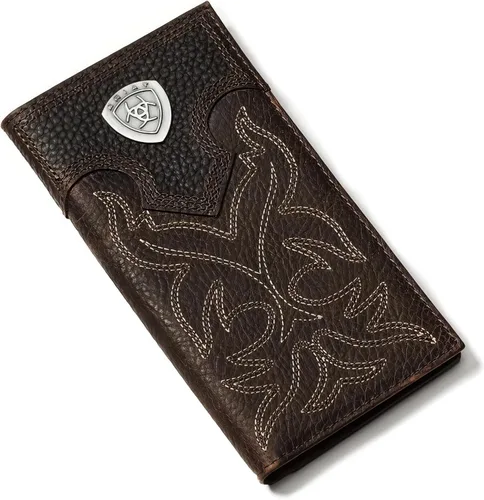 Ariat Cartera marrón Rodeo Bordado Bota Hombre