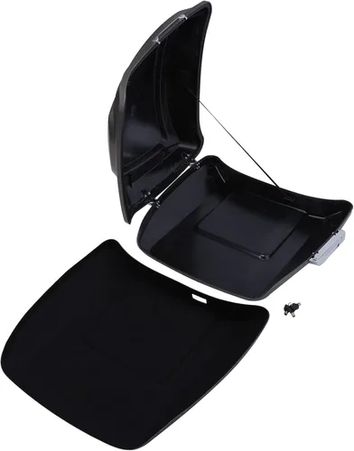 Miniatura 8 de TCT-MOTORPARTS Paquete de maquinilla de afeitar tronco con pestillo apto para Harley TourPak Road King Road Glide 14 y posteriores color #2