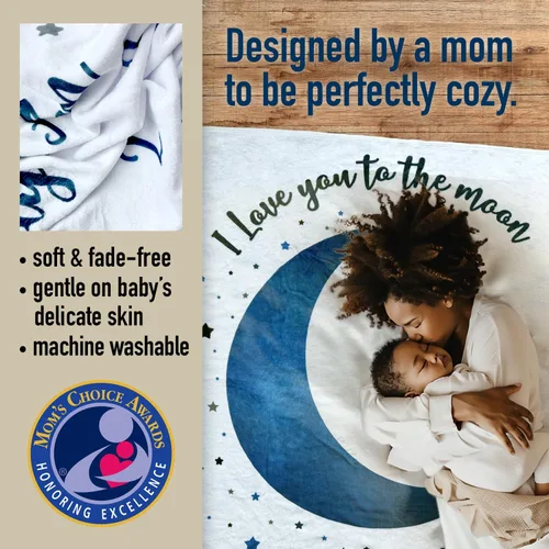 Miniatura 2 de Manta de hito para bebé de The Modern Child - Manta mensual de hito para bebé súper suave de vellón para niña y niño - Perfecta para la tabla