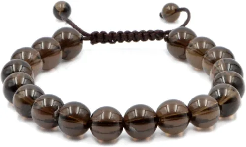 Miniatura 35 de AD Beads - Pulseras de gemas naturales de 0.39 pulgadas, cristales de sanación, macramé ajustable de 7 a 9 pulgadas