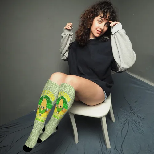 Miniatura 4 de devor Dress Socks Dress Sock Womens Work Boot Sock Fashion It's Corn a big lump with knobs It Has The Juice Sock