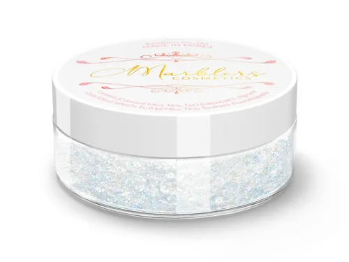 Miniatura 139 de MARBLERS Brillantina de forma gruesa de grado cosmético [estrella] 0.11 onzas (0.11 oz) Escamas No tóxica Vegana Libre de crueldad animal