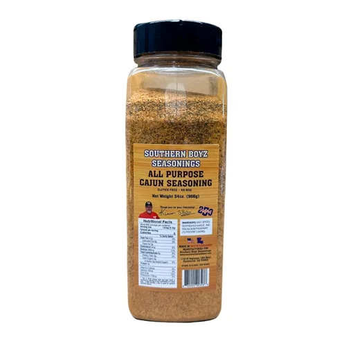Miniatura 9 de Condimento Southern Boyz Todo Propósito Estilo Cajún – Sin Gluten, Sin MSG, Shaker de 8 oz – Mezcla Versátil de Especias y Condimento para Carnes