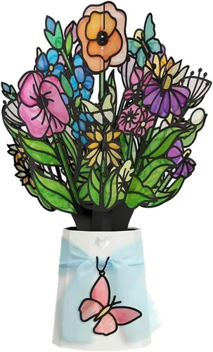 Miniatura 16 de Lovepop Ramo de Flores de Papel Desenfundable de Todos los Días para Ella y Él - Tarjetas de Felicitación 3D para Niños, Niñas, Hombres, Mujeres