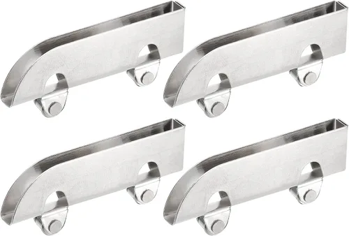 Miniatura 8 de uxcell Conjunto de rodillos para puerta corredera, ruedas de puerta corrediza de patio con rodamientos de bolas, paquete de 8