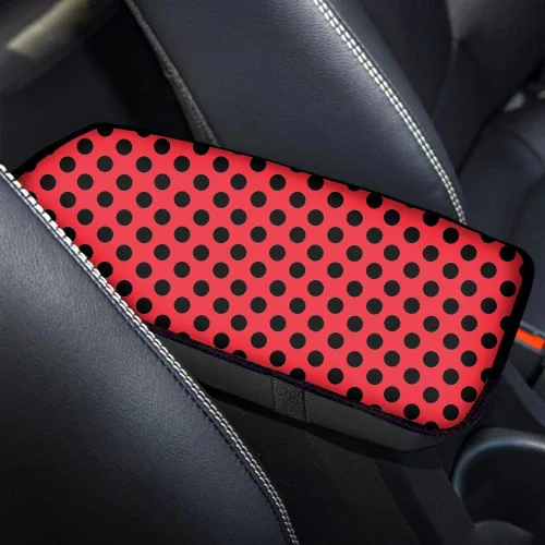 Miniatura 17 de Accesorios interiores de lunares Funda protectora universal para reposabrazos de consola central Protector de vehículo suave y cómodo