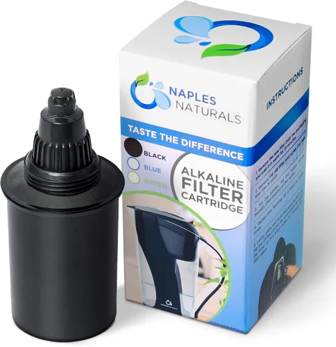 Miniatura 6 de Filtro alcalino de repuesto para jarra de agua diseñado para modelos originales y finos, Paquete de 4 1 blanco