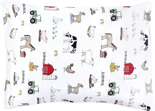 Miniatura 47 de Hudson Baby Funda de almohada unisex de algodón para bebés y niños pequeños, animales del bosque, talla única Forest Animals