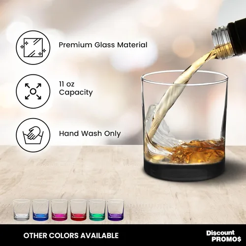 Miniatura 2 de Libbey - Vasos de whisky de 10 onzas, juego de 10 unidades, paquete a granel, base pesada, vidrio de moda antigua, perfecto para whisky, bourbon