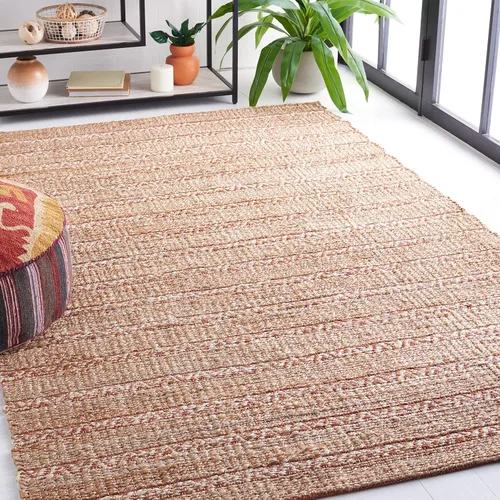 Miniatura 21 de SAFAVIEH Natural Fiber Collection NFB655Z - Alfombra de pasillo de 2 pies 3 pulgadas x 8 pies, color negro y natural, hecha a mano de yute a rayas