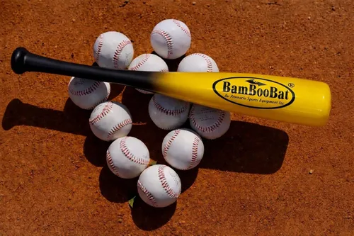 Miniatura 3 de BamBooBat de PINNACLE SPORTS EQUIPMENT INC. - Bate de béisbol y sóftbol de madera de una mano para adultos - 45,7 cm o 53,3 cm
