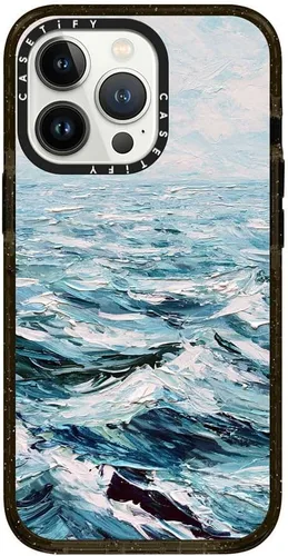 Miniatura 10 de CASETiFY Impact - Funda para iPhone 13 [protección contra caídas de 6.6 pies/compatible con Magsafe] Black Kingsnake, color negro transparente