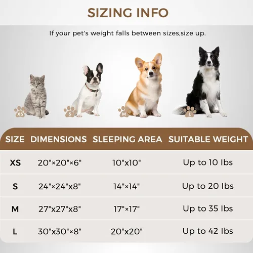 Miniatura 4 de Cama calmante para perros y gatos para gatos de interior, tamaño mediano, lavable, antideslizante, contra la ansiedad, camas tipo dona para perros
