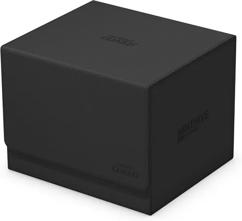 Ultimate Guard Minthive 30+, estuche para 30 tarjetas magnéticas, almacenamiento perfecto para tarjetas graduadas, negro, cierre seguro y mecanismo