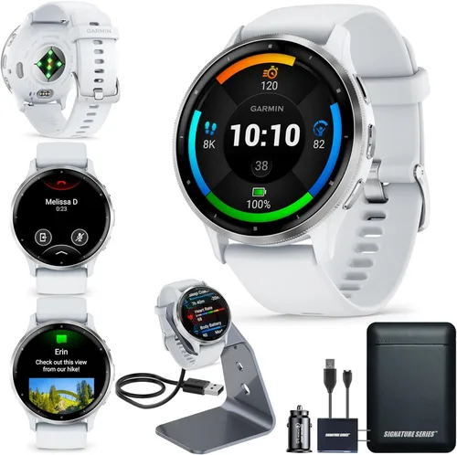 Miniatura 14 de Garmin Venu 3S Reloj inteligente GPS para correr con pantalla AMOLED, funciones avanzadas de salud y fitness, hasta 14 días de duración de batería