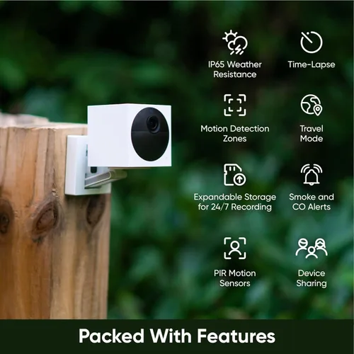 Miniatura 2 de Cam Outdoor Add-on v2 (1 cámara, requiere estación base) - Cámara de seguridad inalámbrica HD de 1080p, duración de la batería de 6 meses, visión