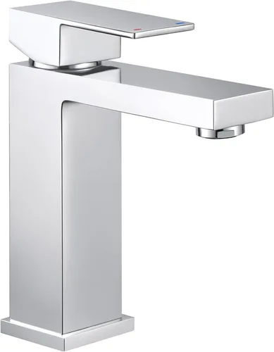 Miniatura 10 de KES - Grifo para lavabo de baño con mando único en acero inoxidable, versión regular o alta de SUS 304 - L3156ABLF-P Oro cepillado