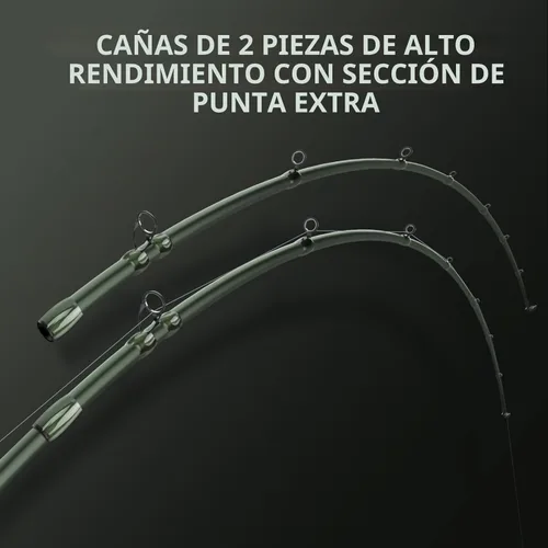 Miniatura 3 de KastKing Spartacus II Twin-Tip - Caña de pescar y carrete, combo de giro y lanzamiento, combo de cañas de pescar y carretes, blanks de grafito