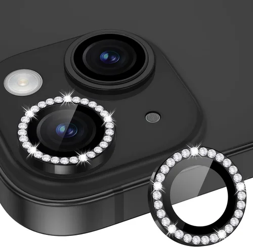 Miniatura 19 de Protector de Lente de Cámara Bling para iPhone 17 Pro / 17 Pro Max, Anillo de Metal con Diamante Individual con Dureza 9H, Protector de Pantalla