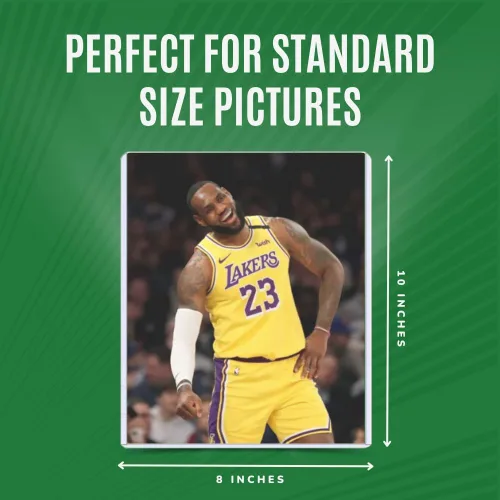 Miniatura 3 de Paquete de 25 soportes para fotos con cargador superior, soporte rígido de plástico para tarjetas fotográficas de 8 x 10 pulgadas, PVC de grado