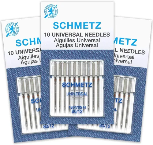 Miniatura 2 de Schmetz Agujas universales para máquina de coser - Tamaño 80/12-3 tarjetas - 30 agujas