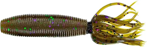 Miniatura 2 de Yamamoto Yamamoto Gary Custom Baits 4 ' Fat Ika 92 F 10 Sandía con escamas negras grandes (10 unidades)