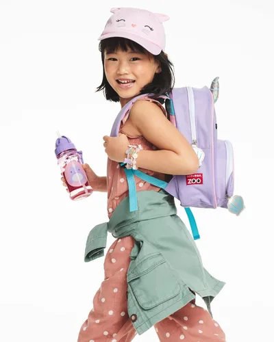 Miniatura 126 de Skip Hop - Mochila para preescolar, colección Zoo, para niños pequeños de 3 a 4 años, diseño de llama