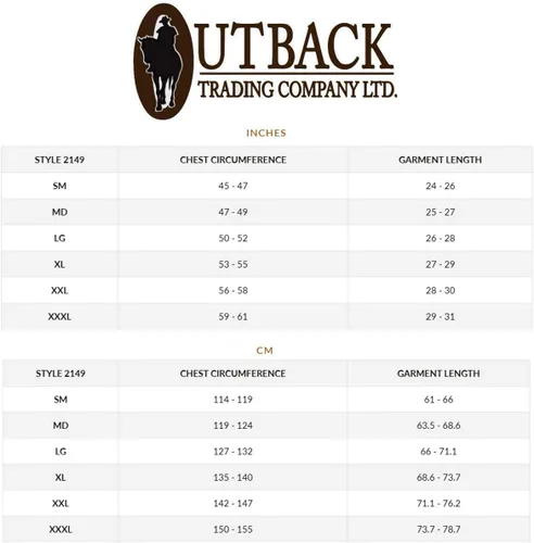 Miniatura 8 de Outback Trading Trailblazer 2149 - Chaqueta vaquera de algodón impermeable para hombre